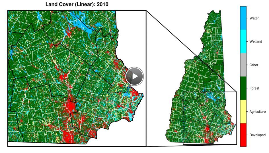Land Cover Map for Linear Trends
